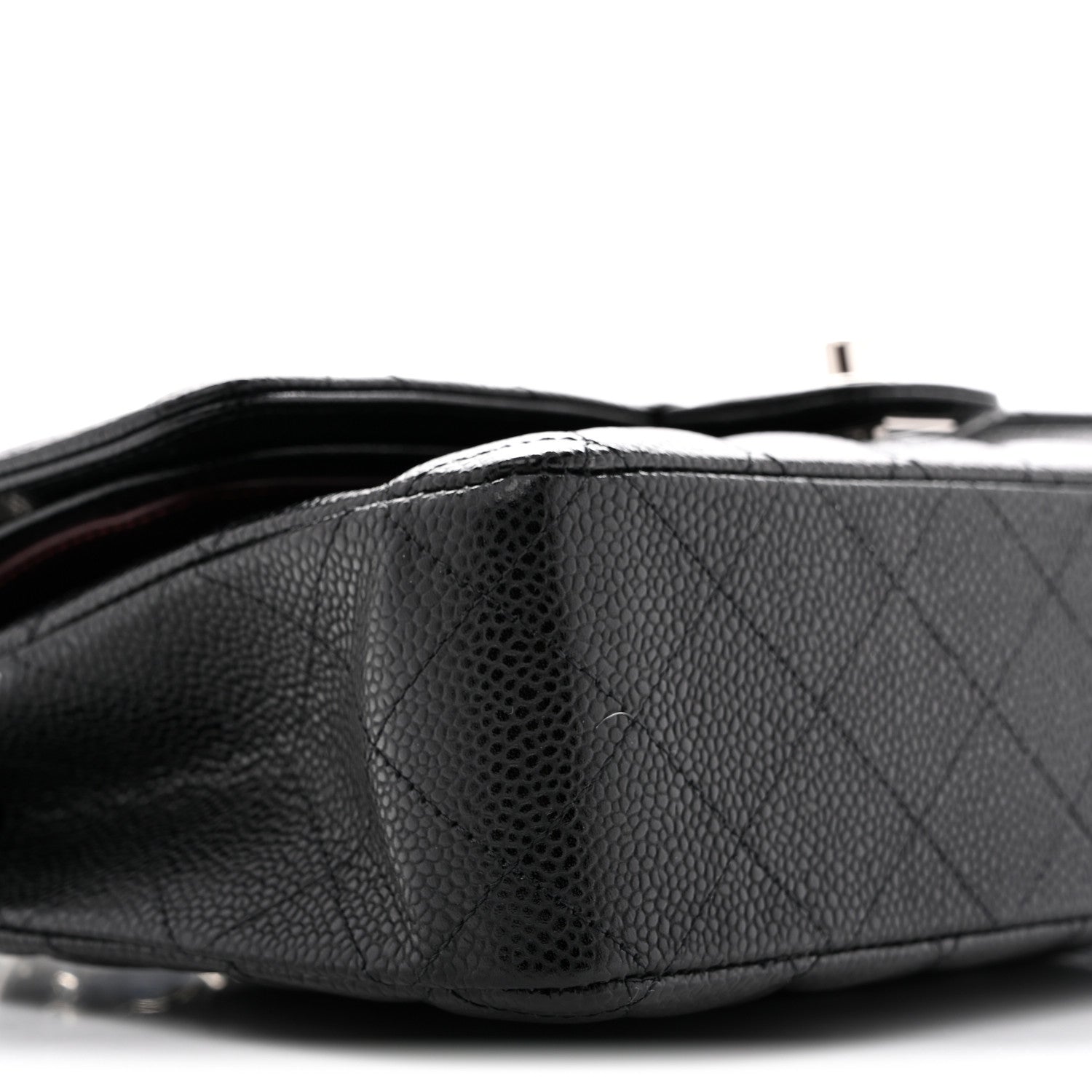 Chanel Caviar Quilted Medium Double Flap Black 8 of 13