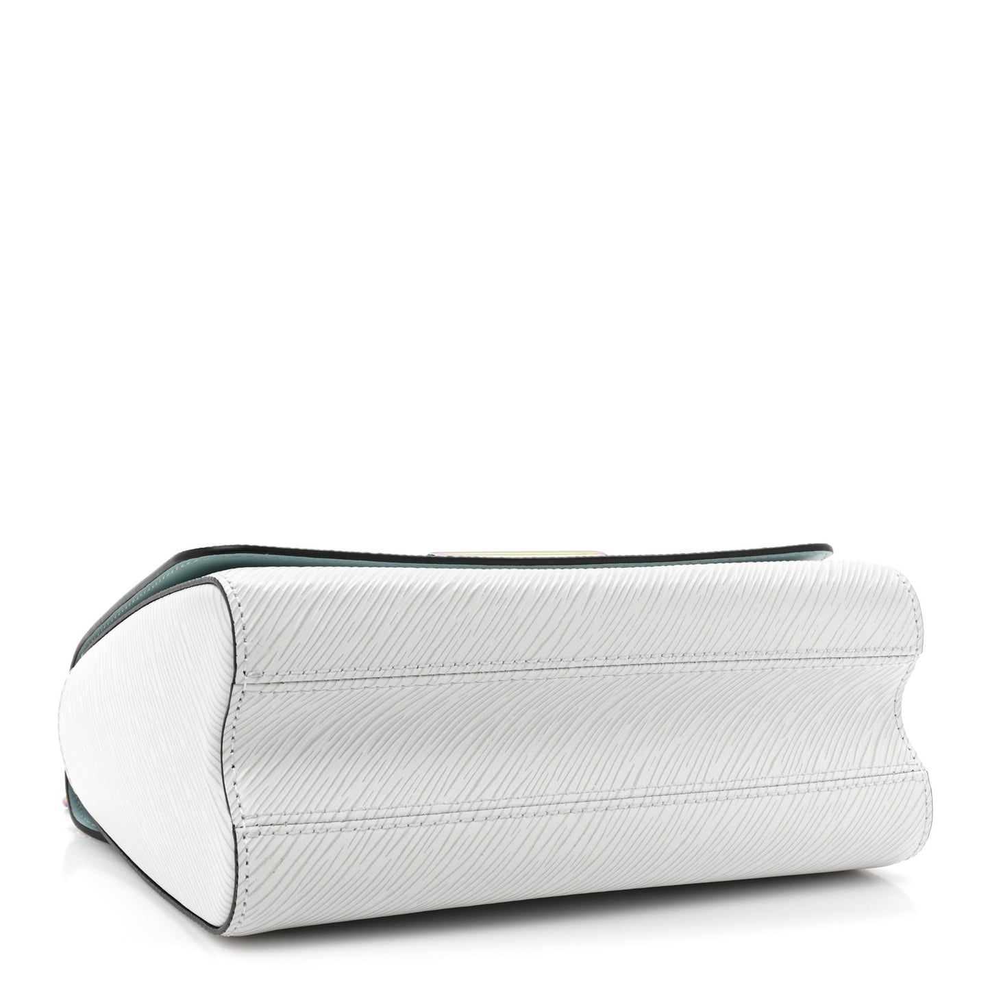 Epi Twist Triple Chain Shoulder Bag MM White