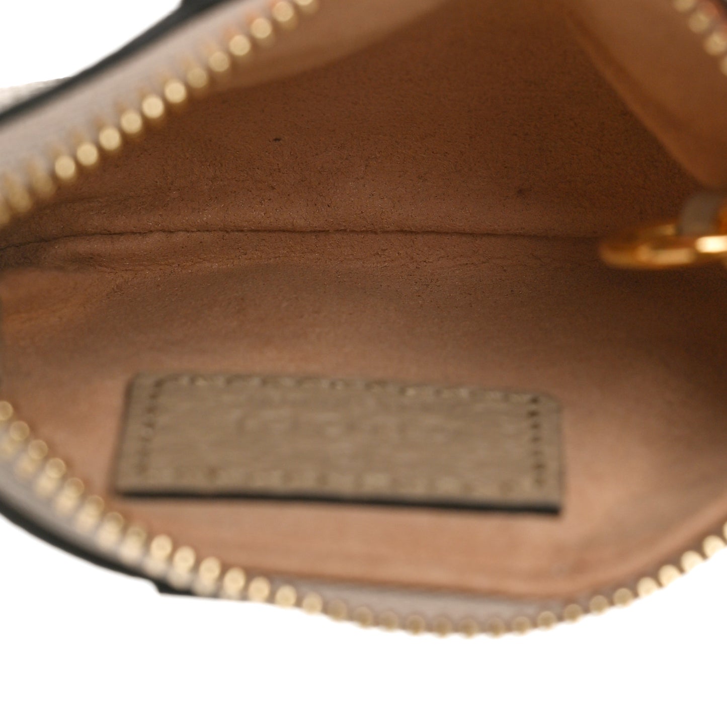 GG Supreme Monogram Web Ophidia Key Case Beige Mystic White Oatmeal