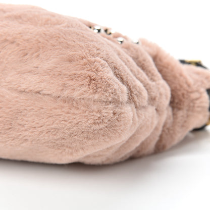 Dolce & Gabbana EcoFur Embellished Cleo Crossbody Powder Pink 9 of 10