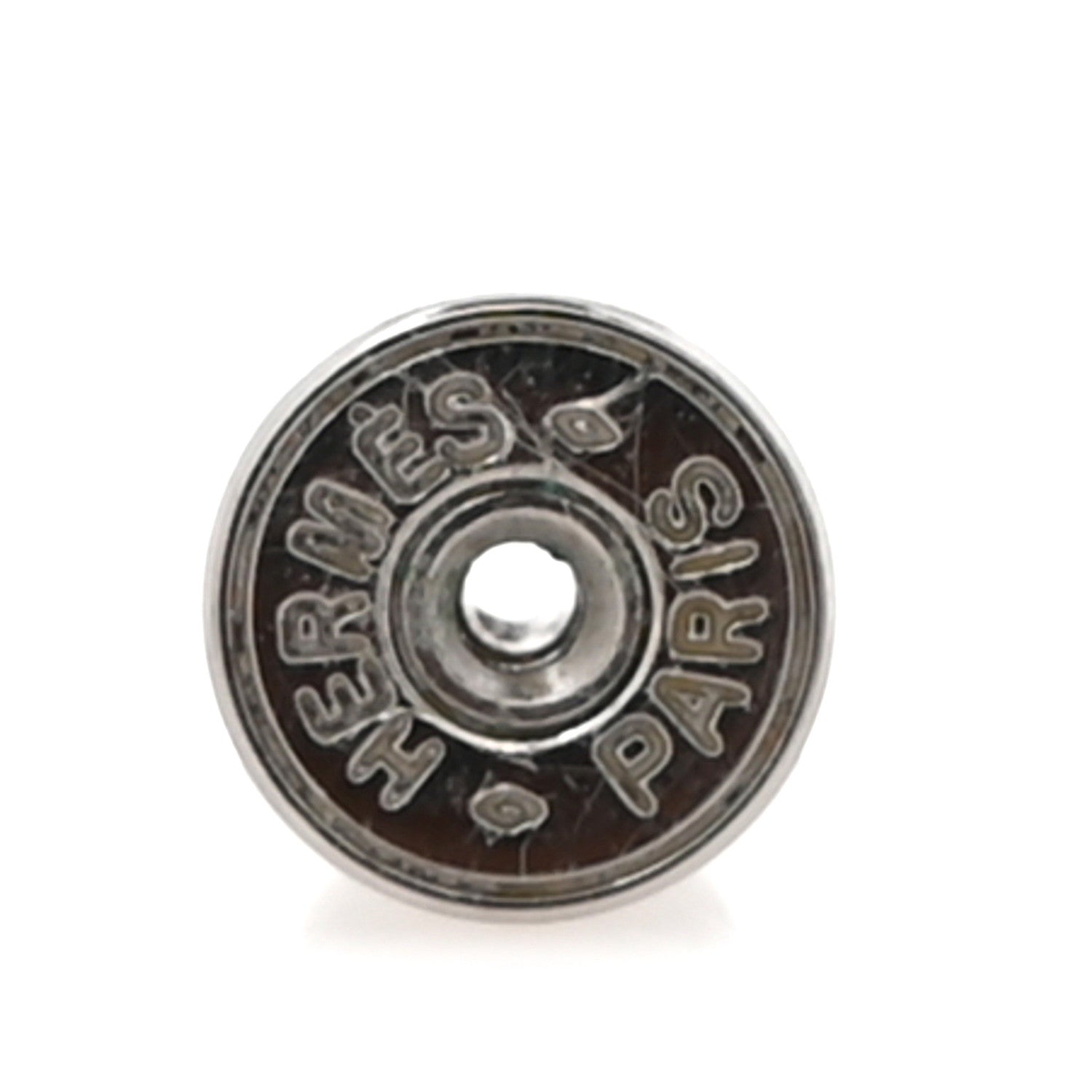 Hermes Palladium Swift O'Kelly Earrings Etoupe 1864630 – FASHIONPHILE