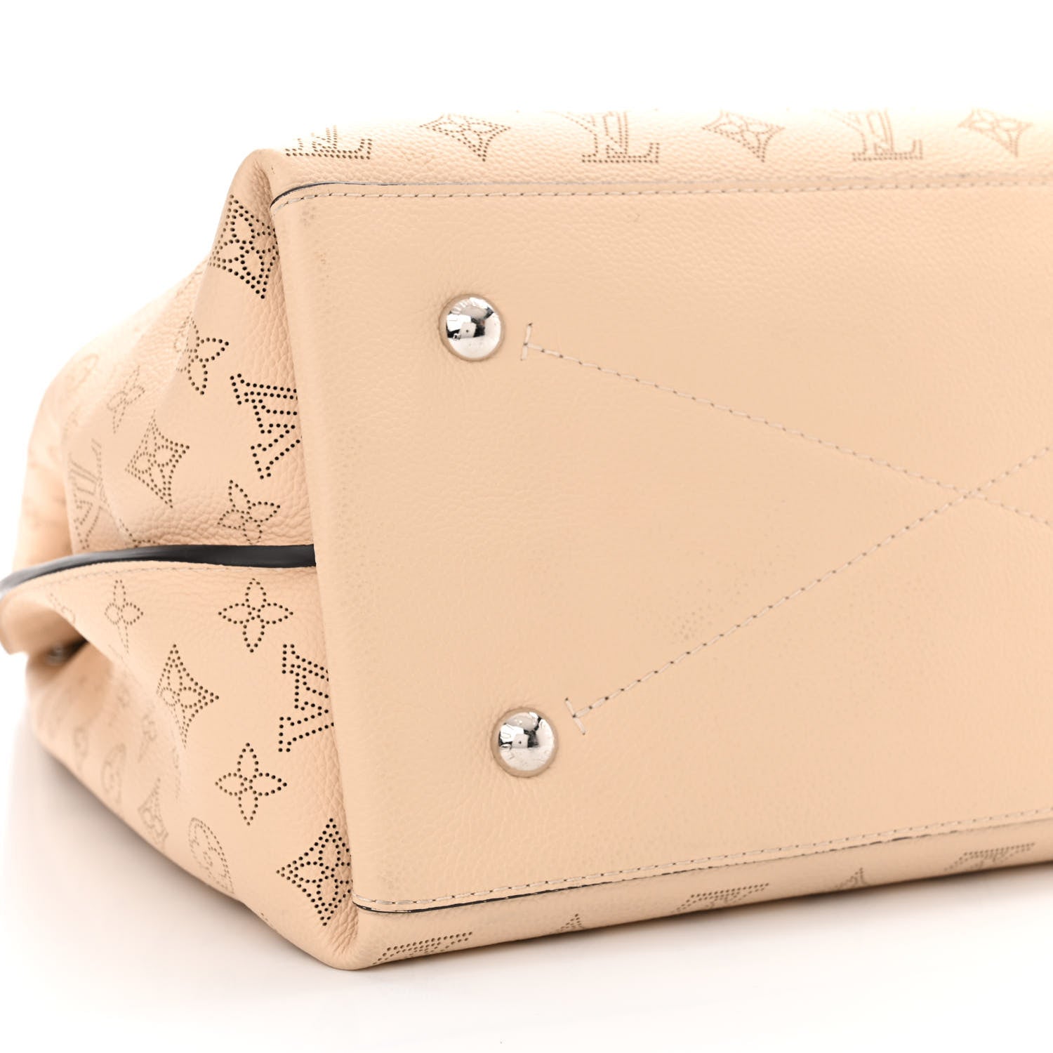 Louis Vuitton Mahina Carmel Hobo Creme 8 of 12