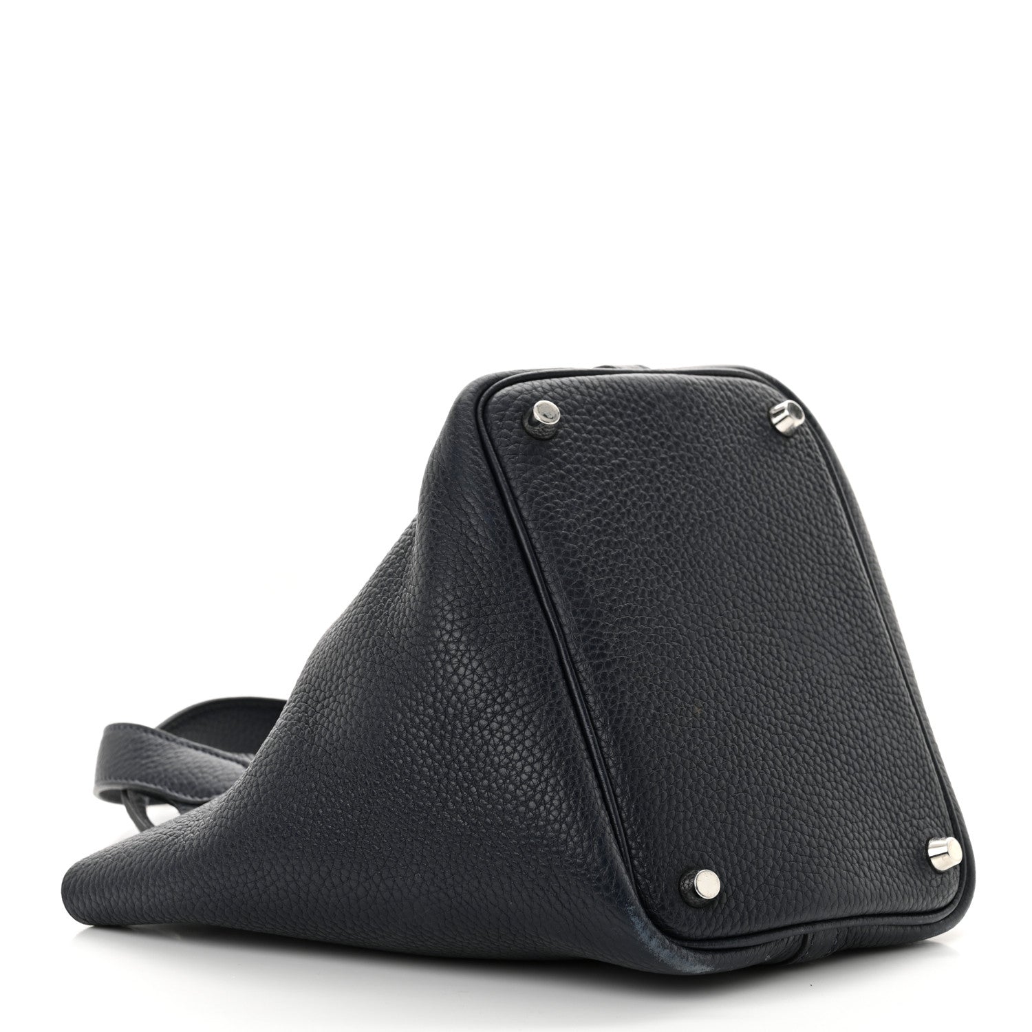 Hermes Taurillon Clemence Picotin Lock 18 PM Bleu Saphir 4 of 14