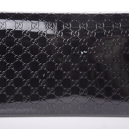 Gucci Patent Microguccissima Small Broadway Clutch Black 8 of 9