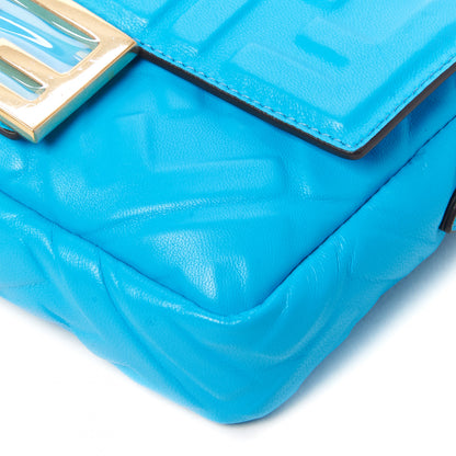 Fendi Nappa FF 1974 Embossed Mini Baguette Pool 4 of 7