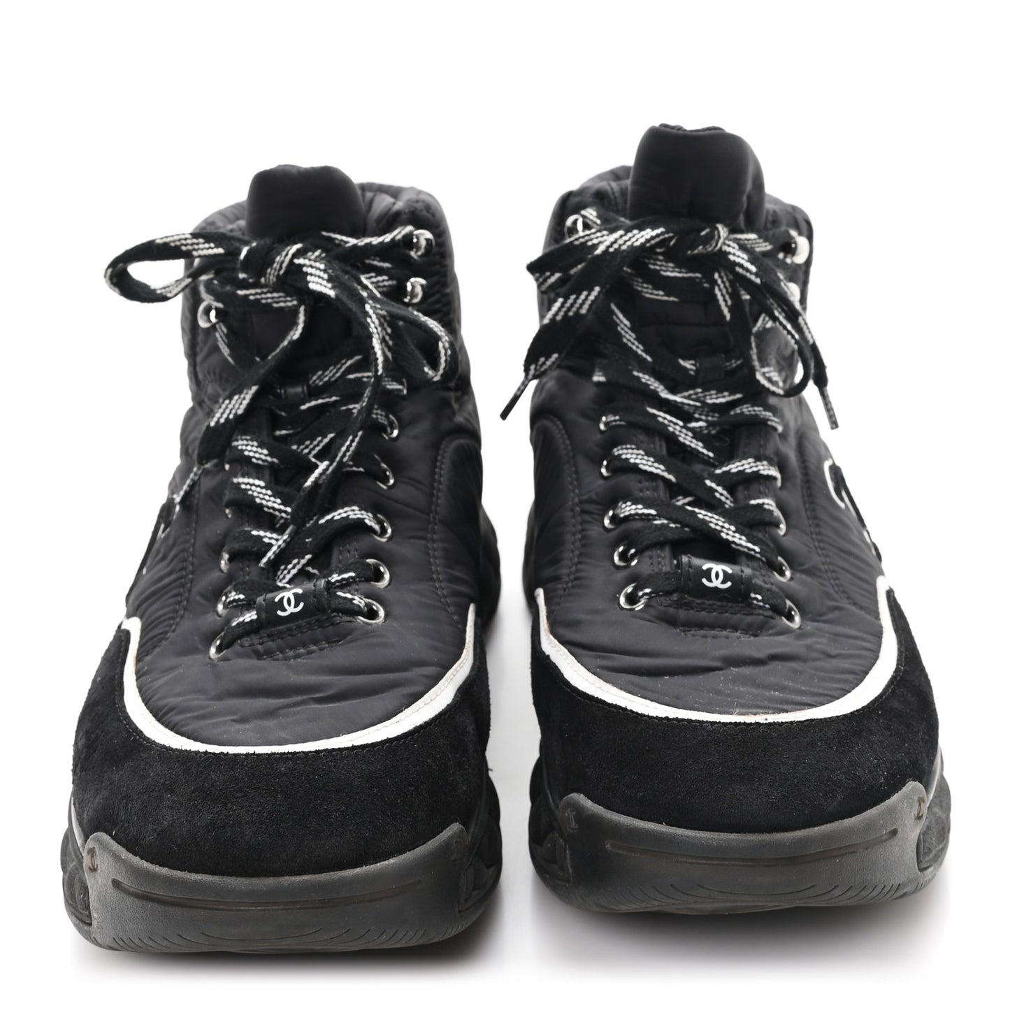 Fabric Suede Mens CC Sneakers 44 Black