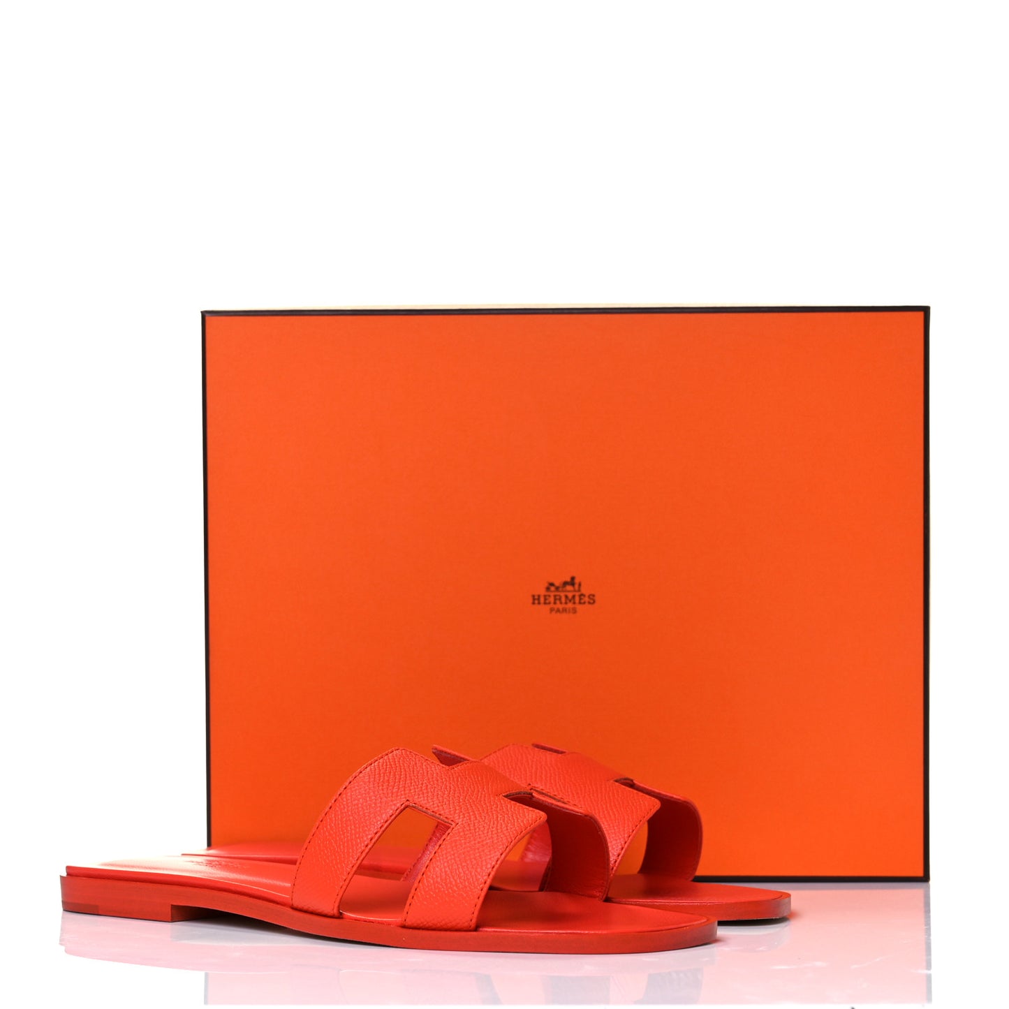 Epsom Oran Sandals 38 Orange Poppy