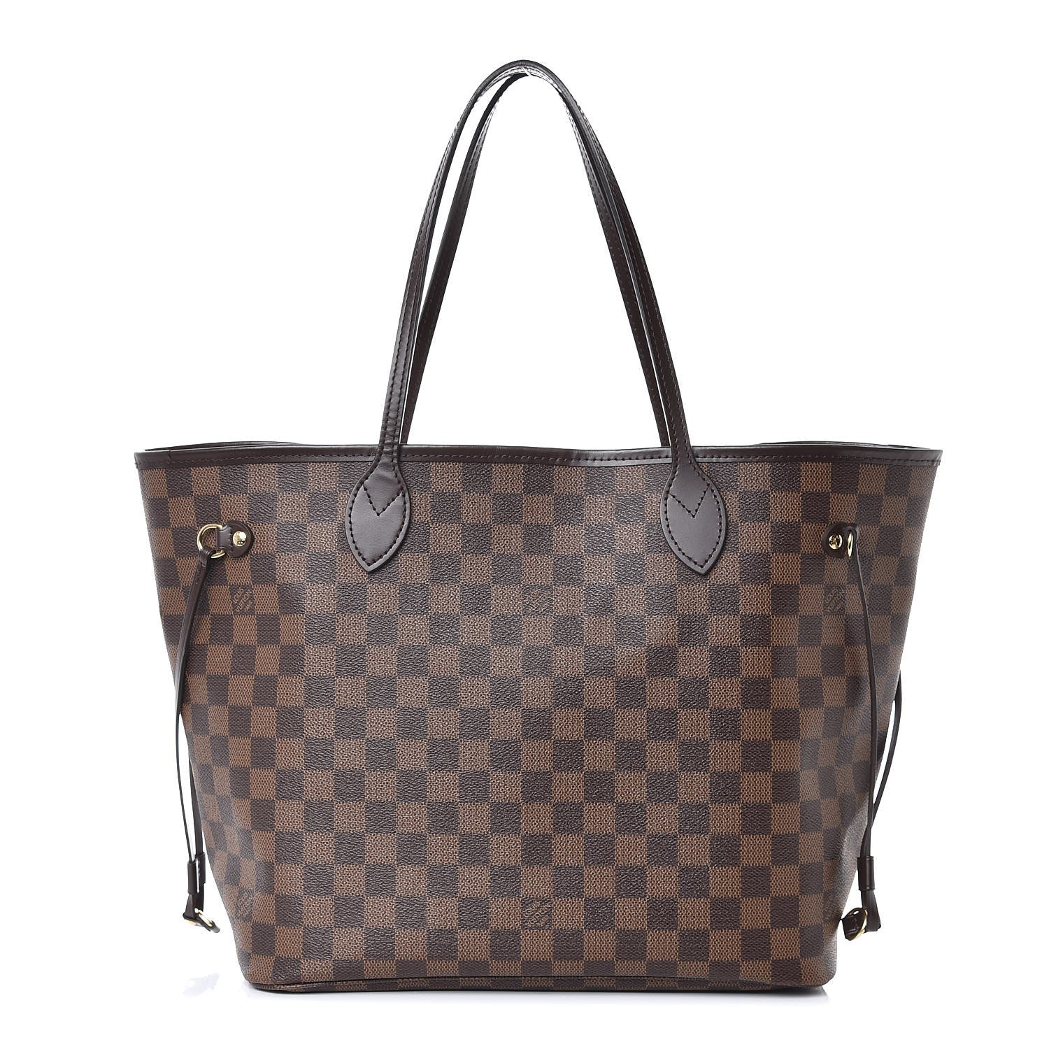 Louis Vuitton Damier Ebene Neo Neverfull MM Rose Ballerine 1 of 8