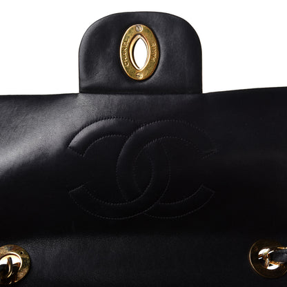 Chanel Lambskin Quilted XL Jumbo Single Flap Black 5 of 5