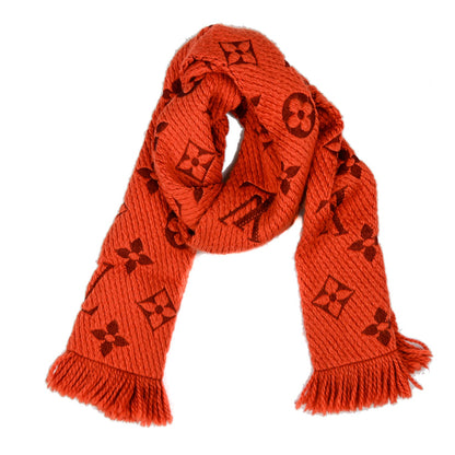 Louis Vuitton Wool Silk Logomania Scarf Orient 1 of 5