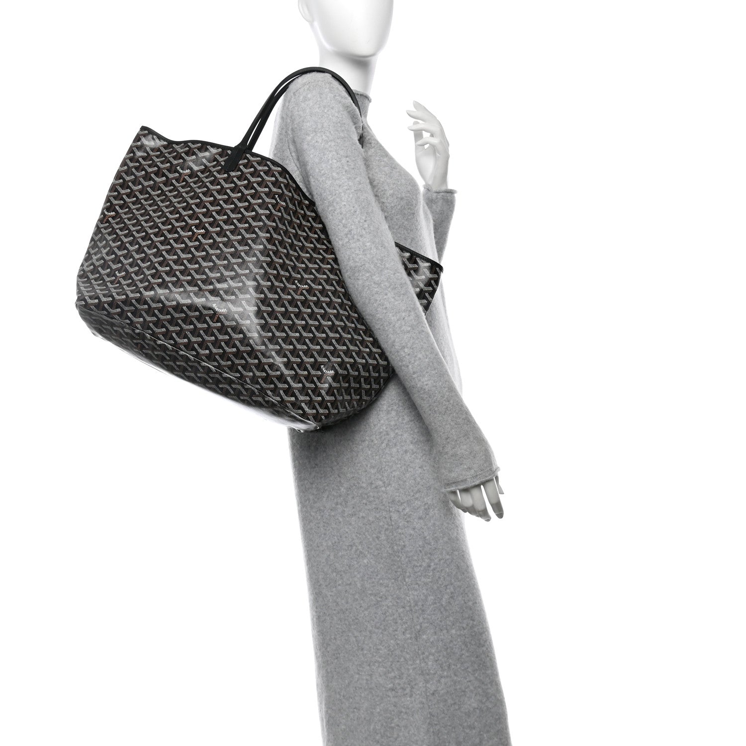 Goyard Goyardine Saint Louis GM Black 2 of 11