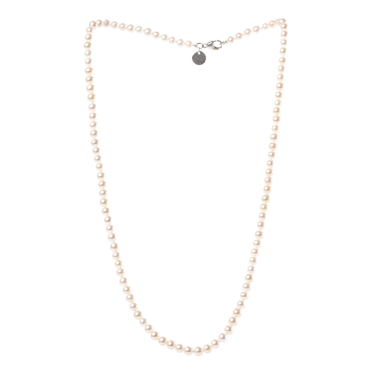Sterling Silver Freshwater Pearl 5-6mm Ziegfeld Necklace