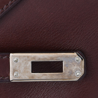 Hermes Evercalf Kelly Pochette Clutch Havane 21 of 25