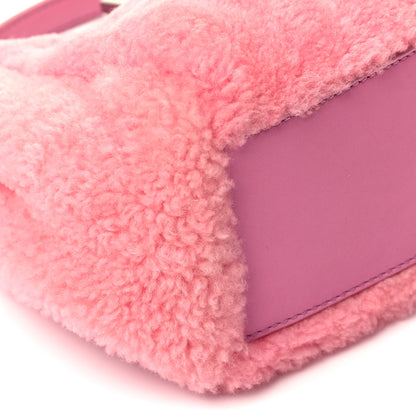 Fendi Shearling Nappa Mini Peekaboo Iconic Satchel Lollypop 7 of 8
