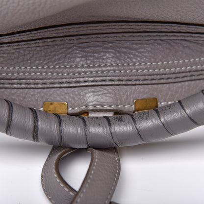 Chloe Calfskin Large Marcie Satchel Cashmere Grey 11 of 11