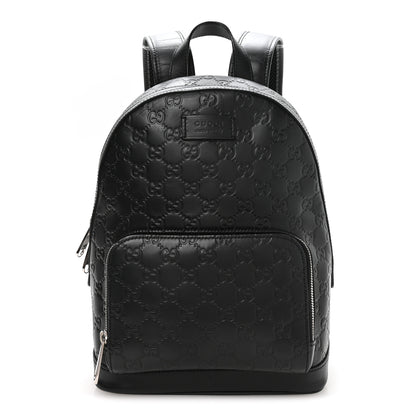 Gucci Guccissima Signature Small Day Backpack Black 1 of 10