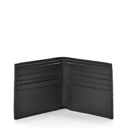Fendi Vitello FF 1974 Embossed Bi-Fold Wallet Maya Black 5 of 8