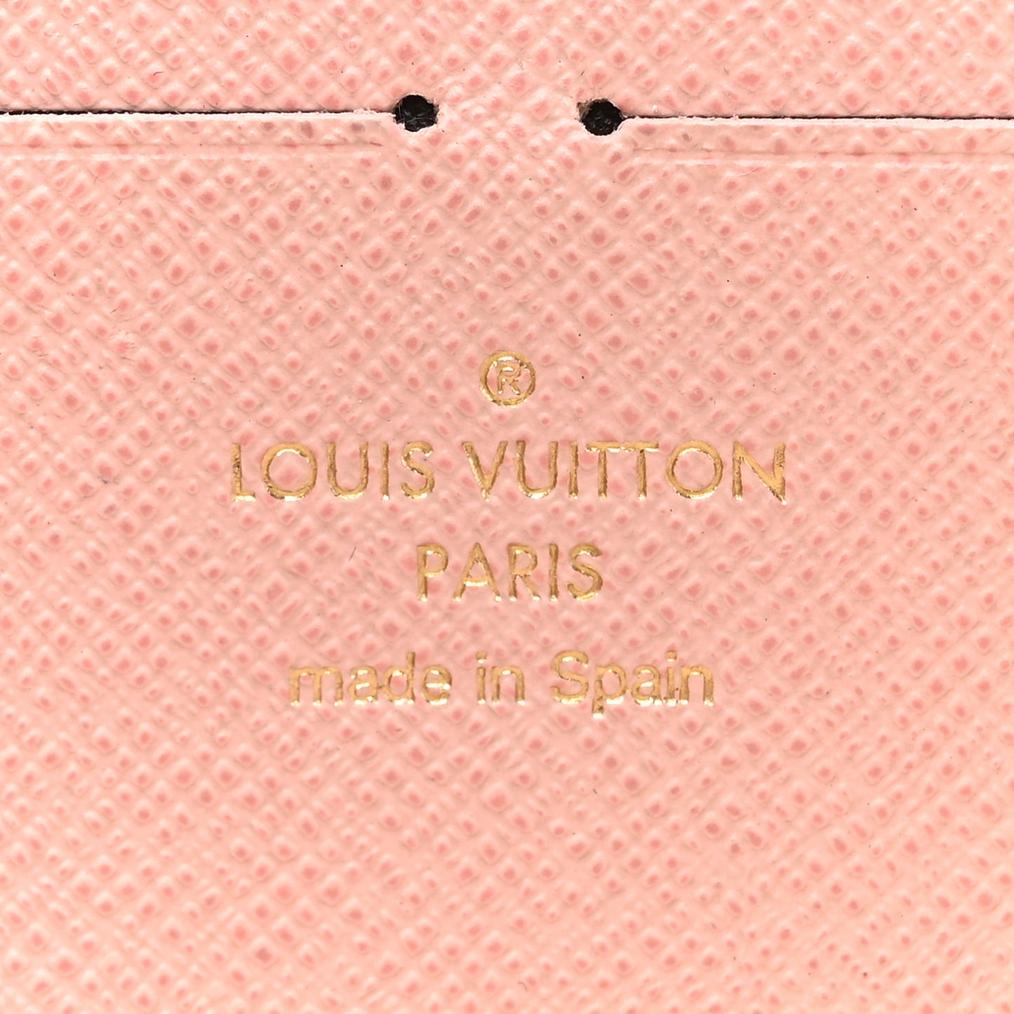 Damier Azur Studded Clemence Wallet Rose Ballerine