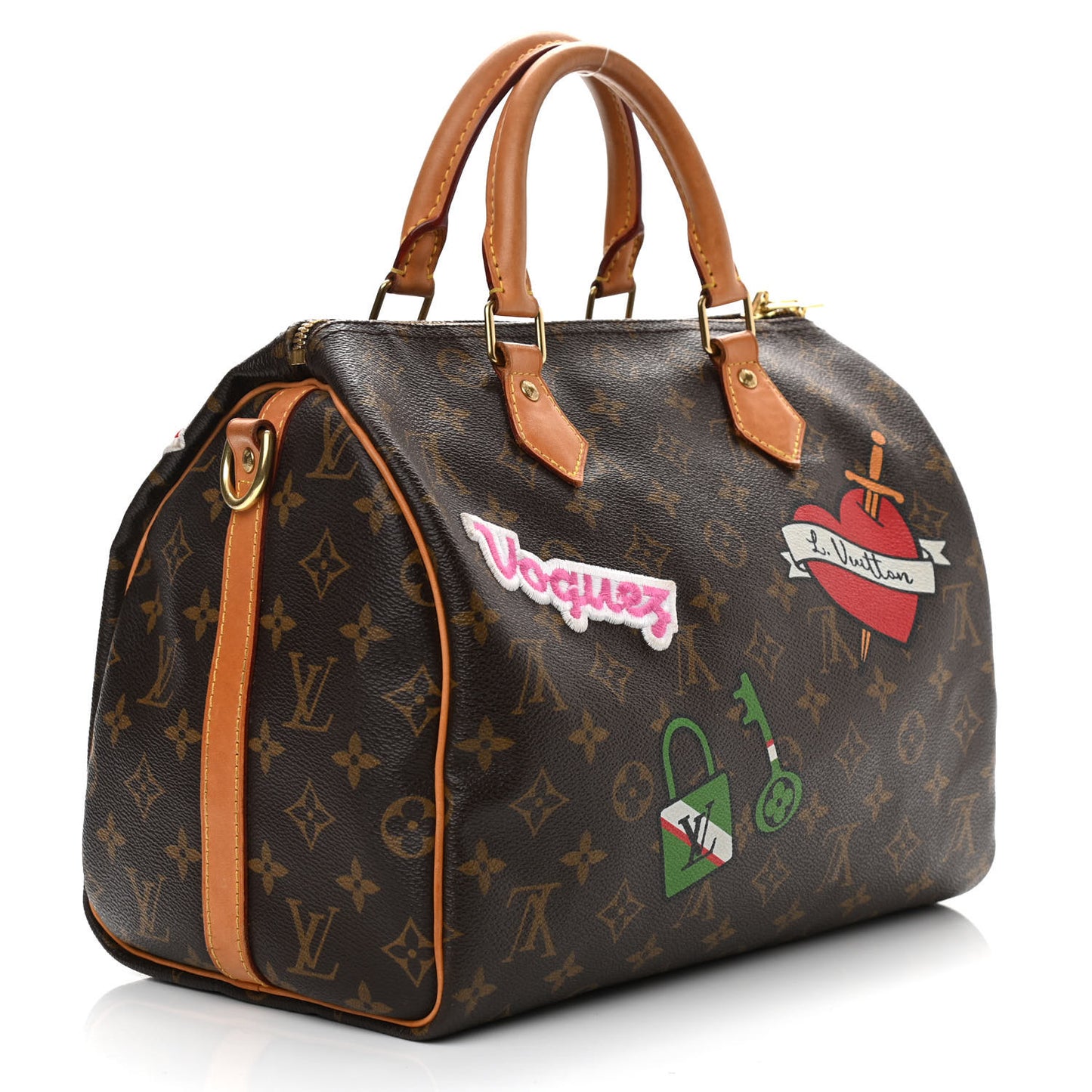 Monogram Patches Speedy Bandouliere 30