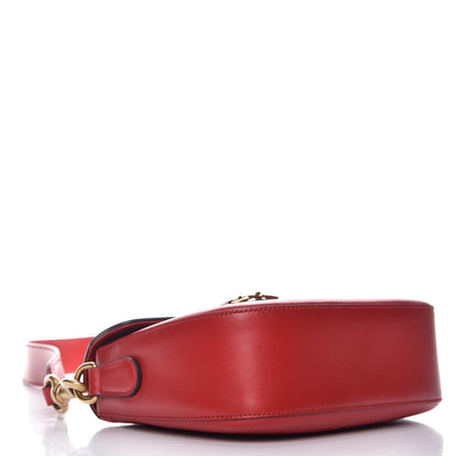 Gucci Ruinart Calfskin Medium Lady Web Shoulder Bag Hibiscus Red 7 of 11