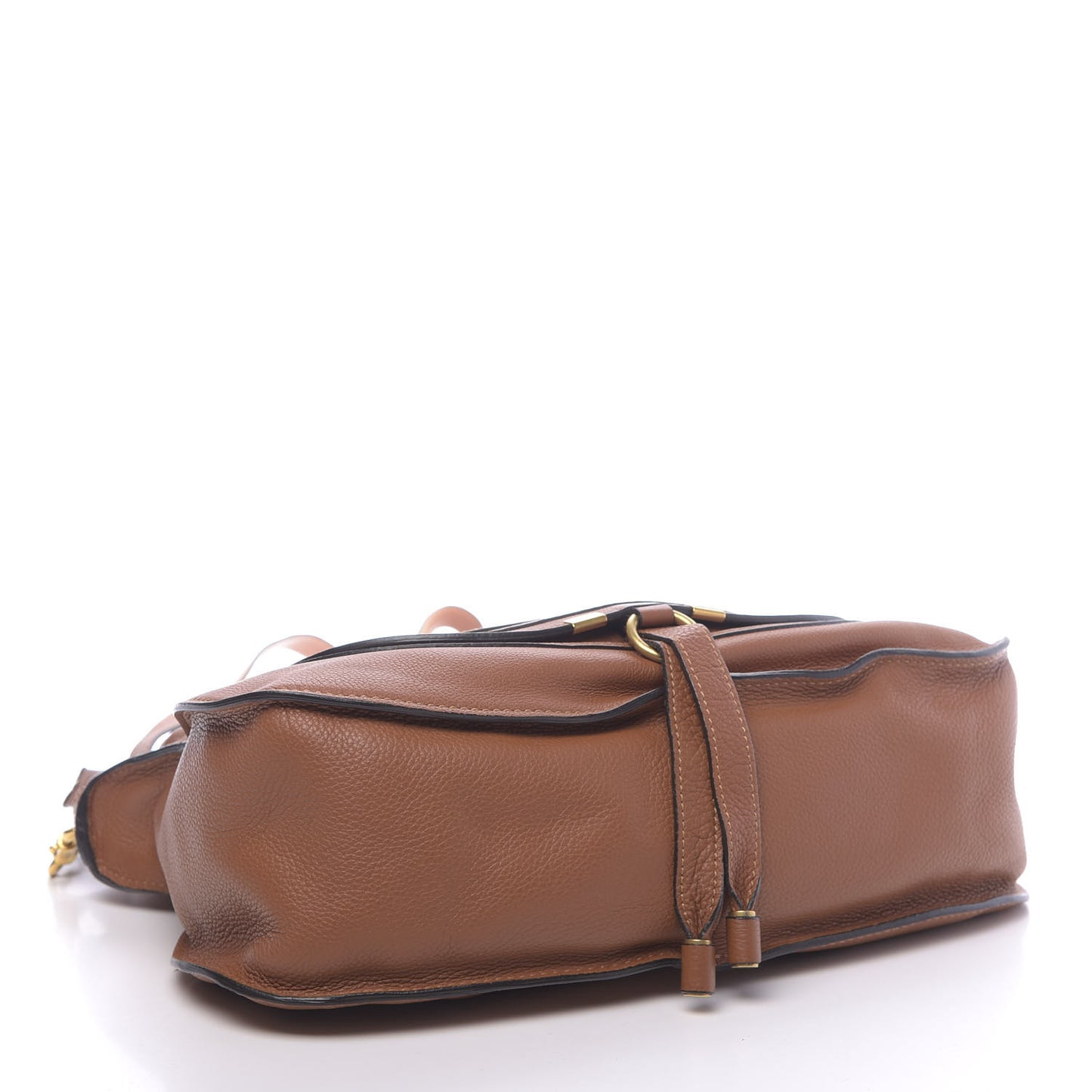 Calfskin Medium Marcie Satchel Tan