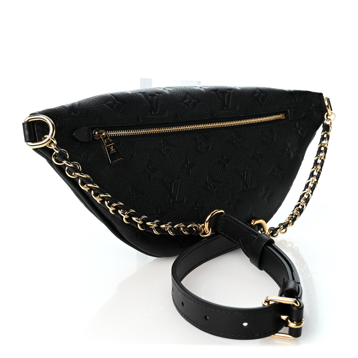 Louis Vuitton Empreinte High Rise Bumbag PM Black 2 of 8