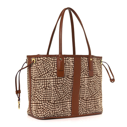 MCM Visetos Medium Liz Reversible Shopper Tote Cognac 12 of 20