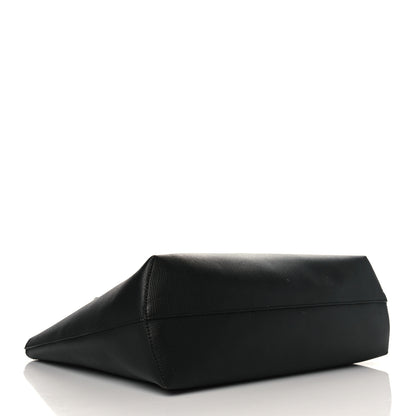 Fendi Vitello Vienna Enamel F is Fendi Shopping Tote Black Taupe 4 of 14