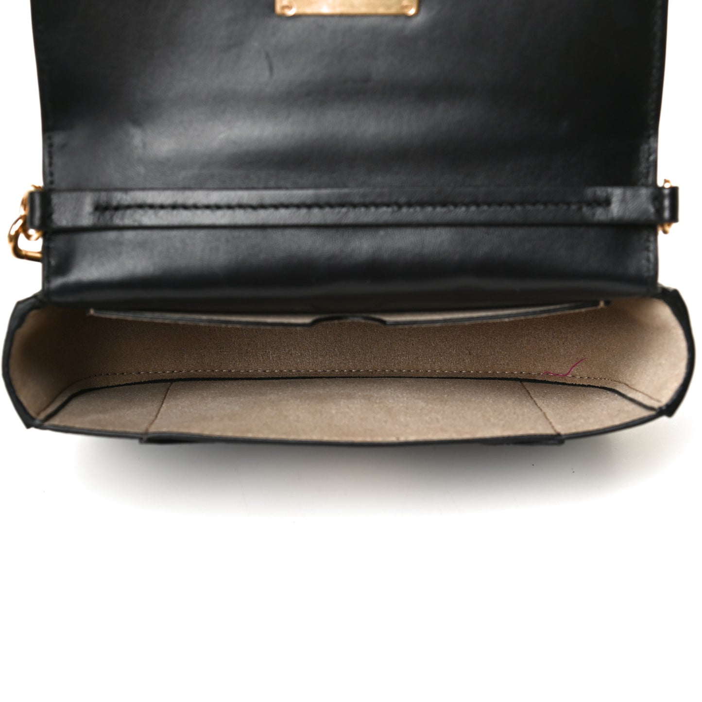Goatskin Quilted GV3 Mini Pocket Convertible Bag Black