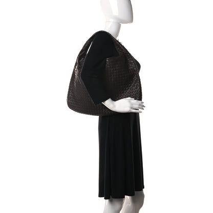 Bottega Veneta Nappa Intrecciato Large Veneta Hobo Ebano 3 of 14