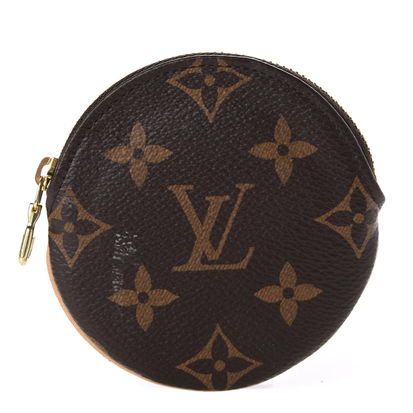 Monogram Round Coin Purse