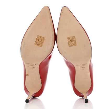 Jimmy Choo Patent Romy 85 Pumps 41 Red 5 of 10