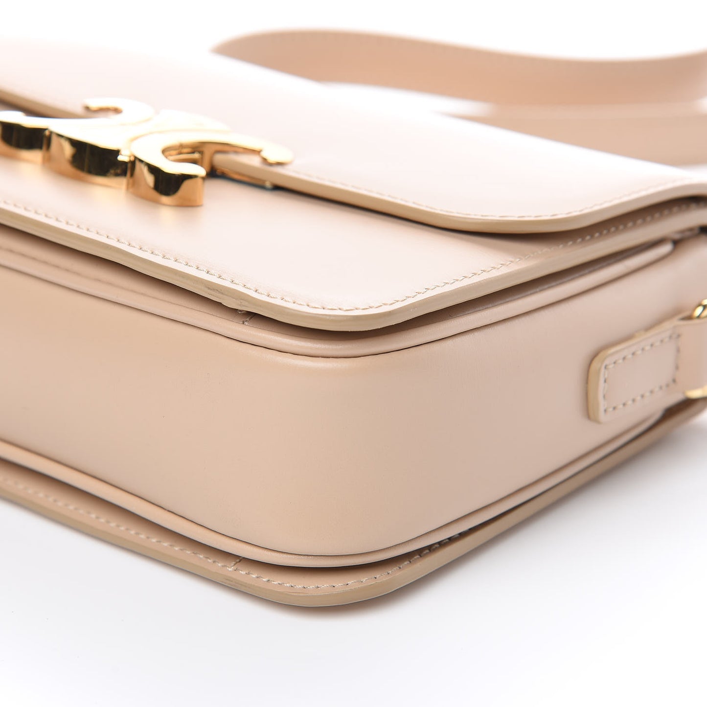 Shiny Calfskin Large Triomphe Nude