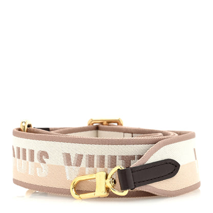 Louis Vuitton Jacquard Speedy Bandouliere 20 Shoulder Strap Beige Brown 1 of 3