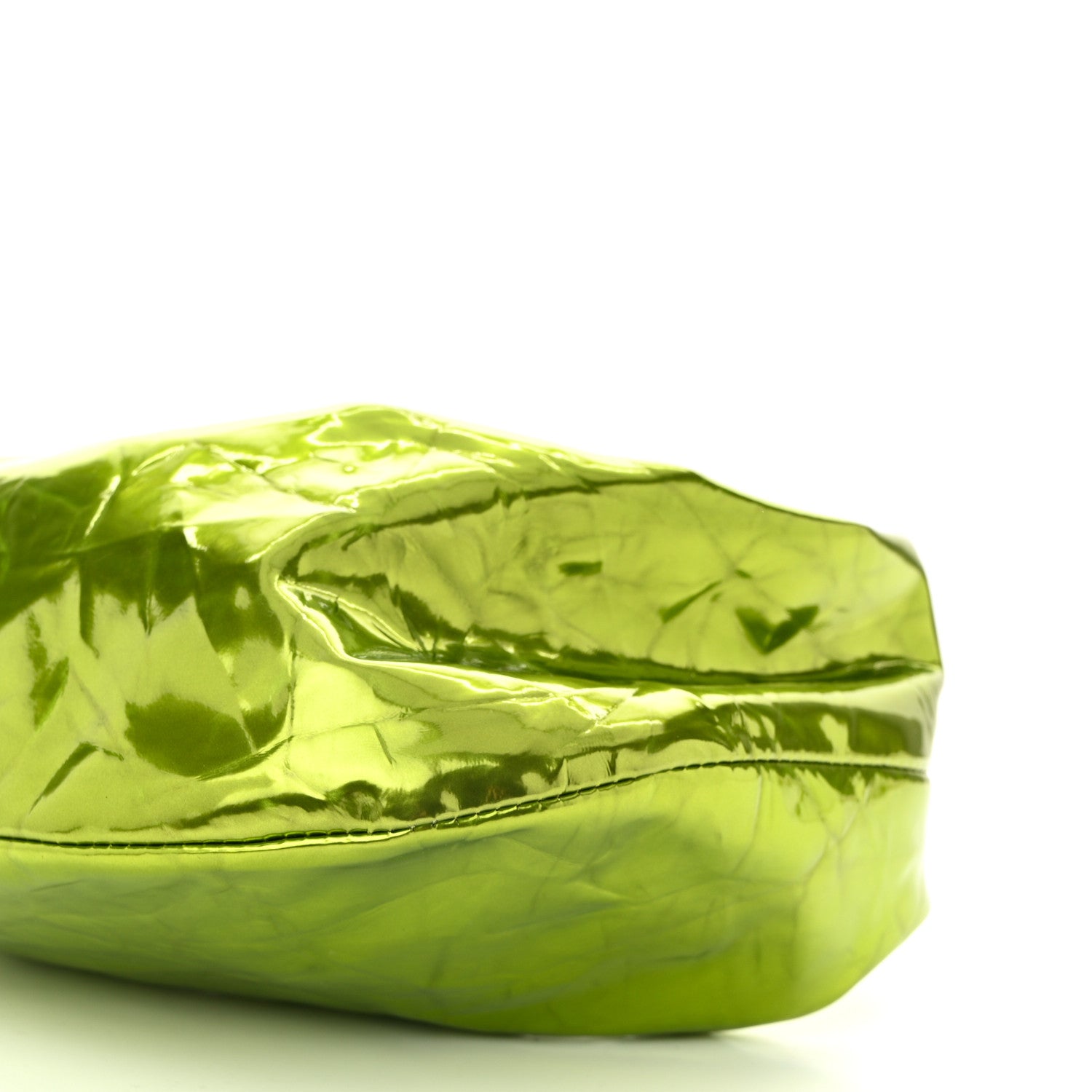 Bottega Veneta Metallic Crushed Calfskin Mini Jodie Chlorophyll 10 of 10