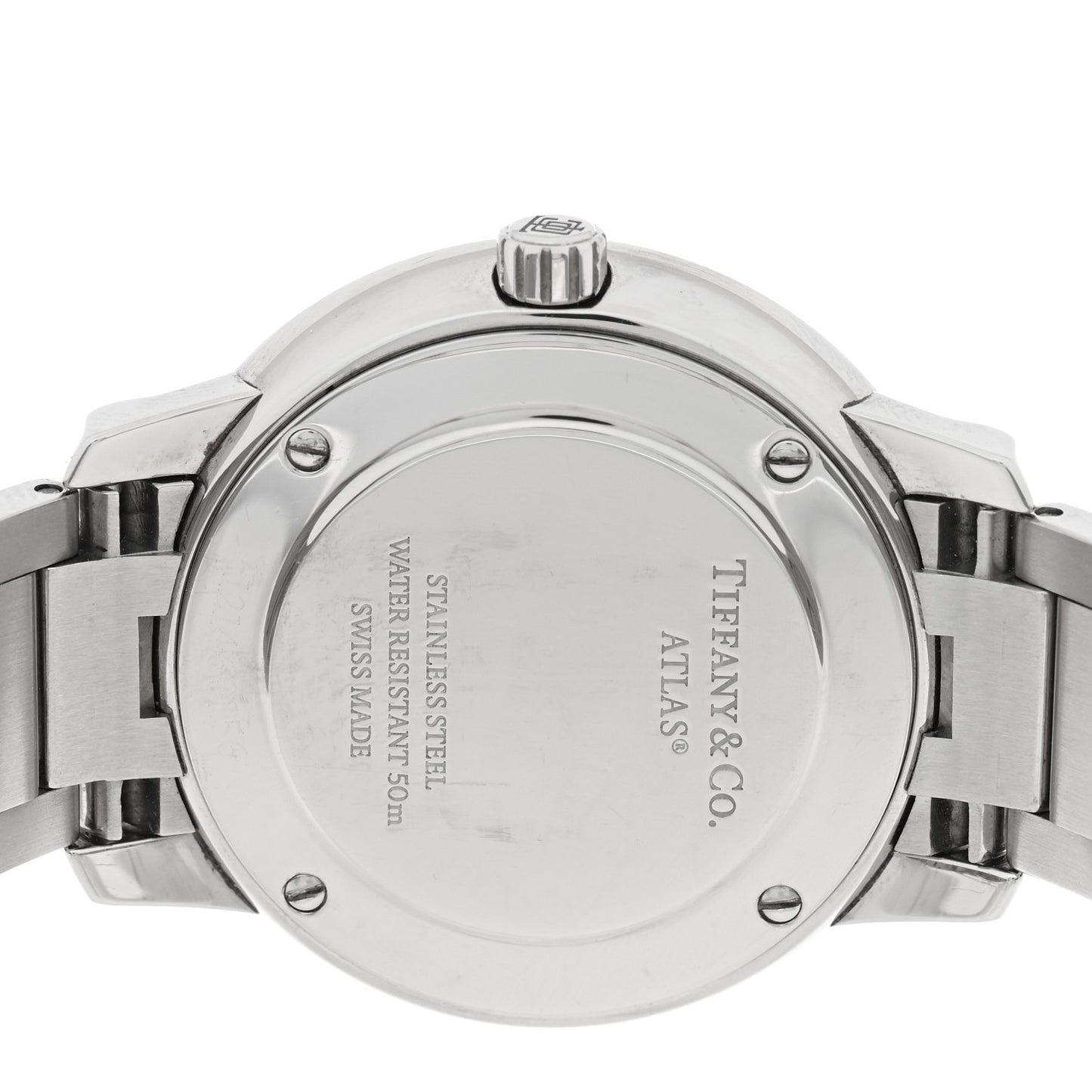 Stainless Steel Diamond Bezel 31mm Atlas 2-Hand Quartz Watch