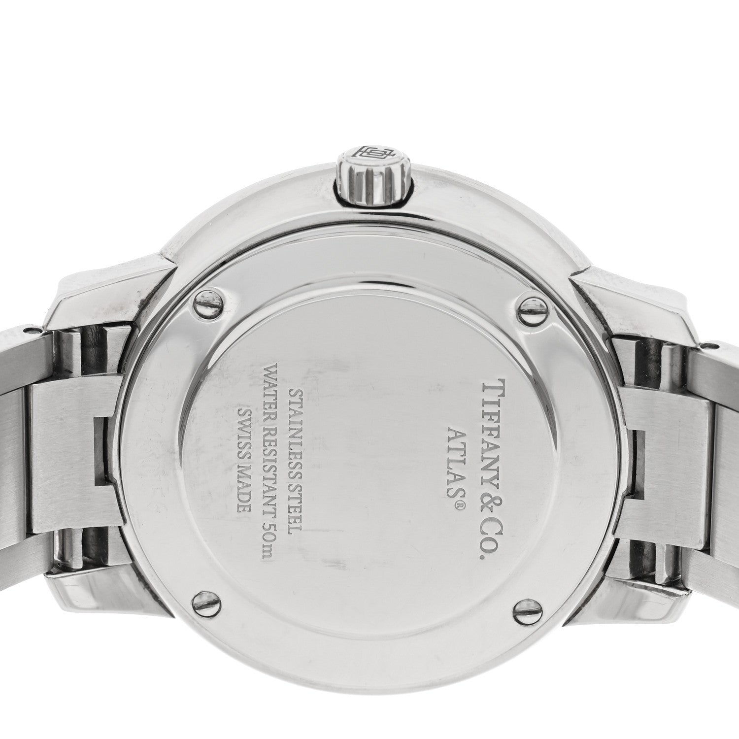 Tiffany Stainless Steel Diamond Bezel 31mm Atlas 2-Hand Quartz Watch 4 of 5