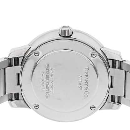 Tiffany Stainless Steel Diamond Bezel 31mm Atlas 2-Hand Quartz Watch 4 of 5