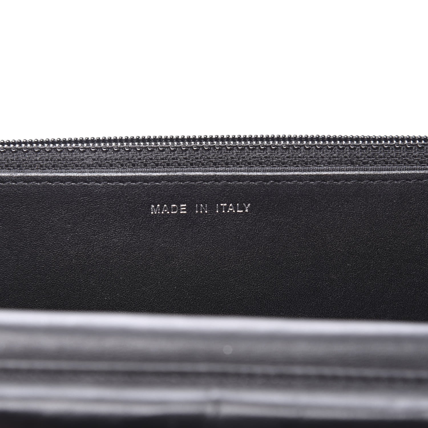 Chanel Lambskin Diamond Stitched Wallet On Chain WOC Black 8 of 11