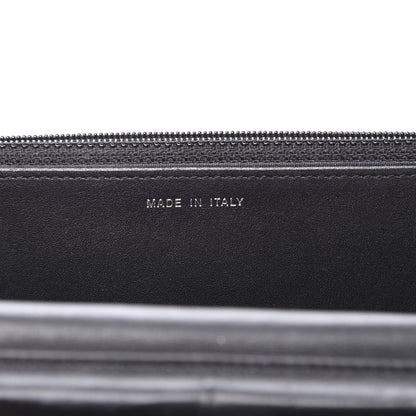Chanel Lambskin Diamond Stitched Wallet On Chain WOC Black 8 of 11