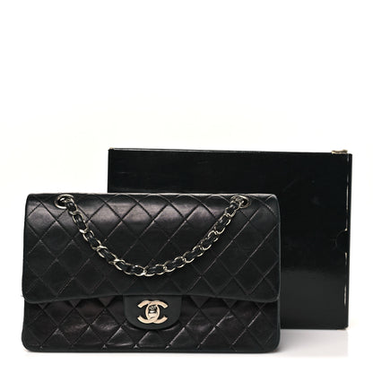 Chanel Lambskin Quilted Medium Double Flap Black 12 of 12