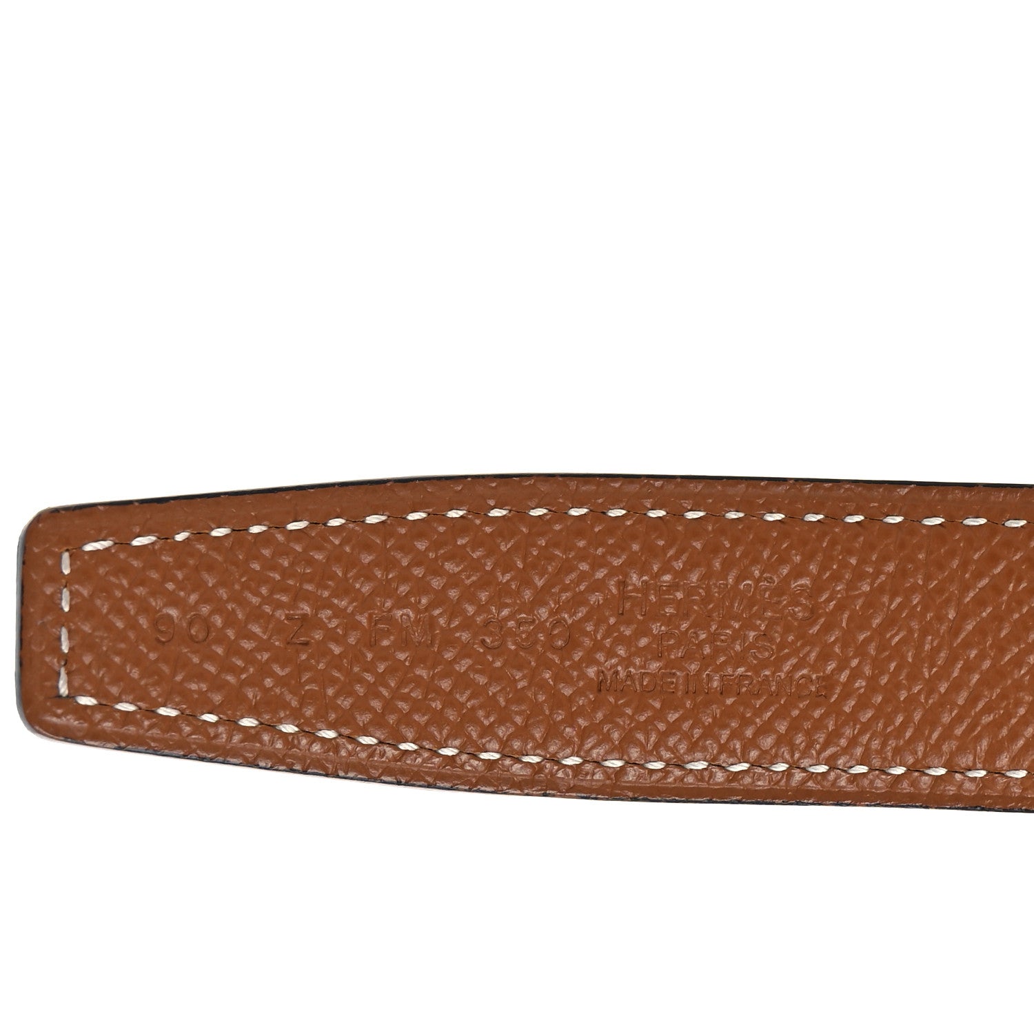Hermes Swift Epsom 24mm H Torsade Belt 90 36 Black Gold 5 of 7
