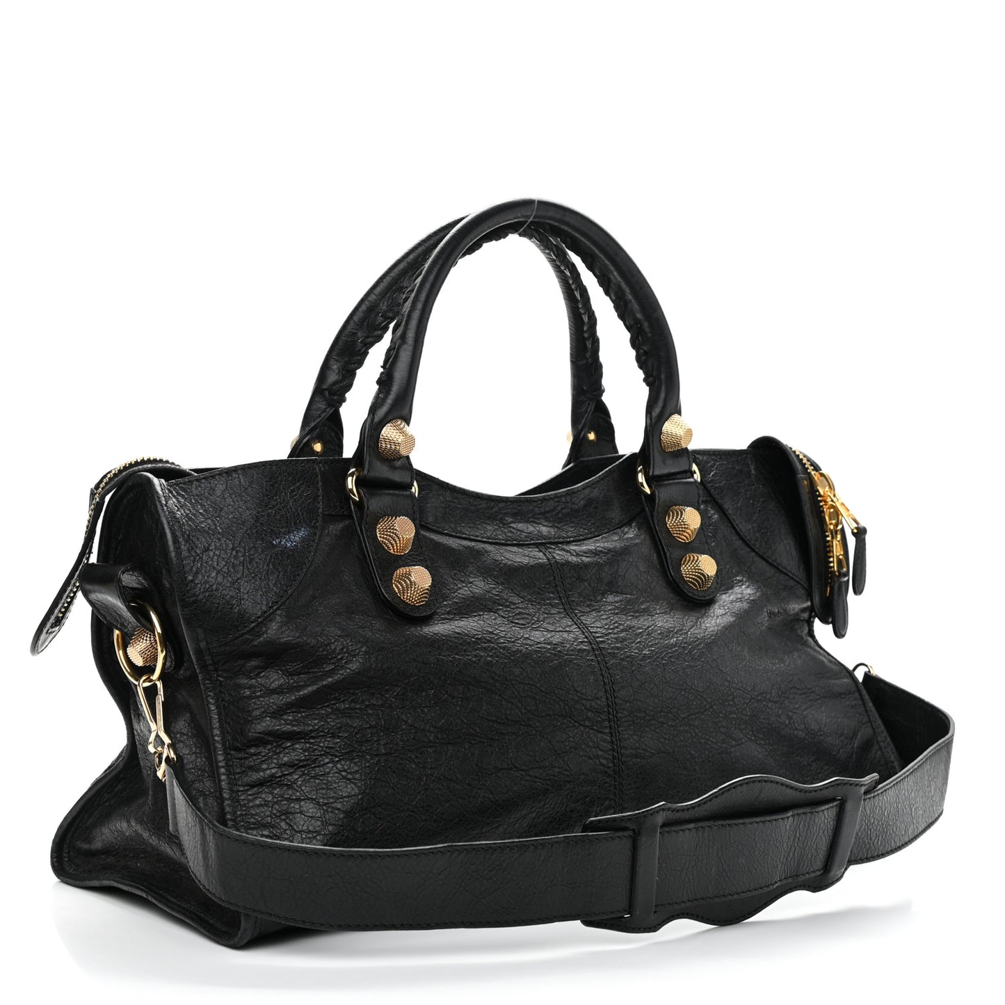 Agneau Giant 21 Gold Hardware Part Time Black