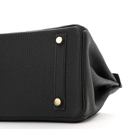 Hermes Togo Birkin 25 Black 9 of 10