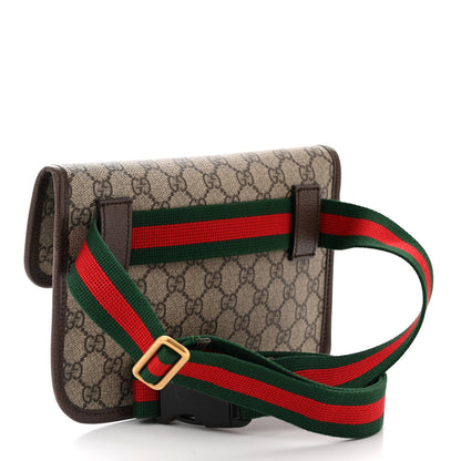 Gucci GG Supreme Monogram Neo Vintage Web Belt Bag Brown 3 of 12
