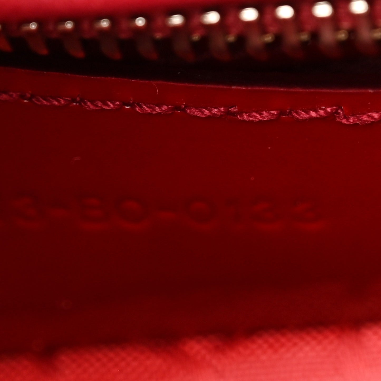 Patent Cannage Large Lady Dior Red