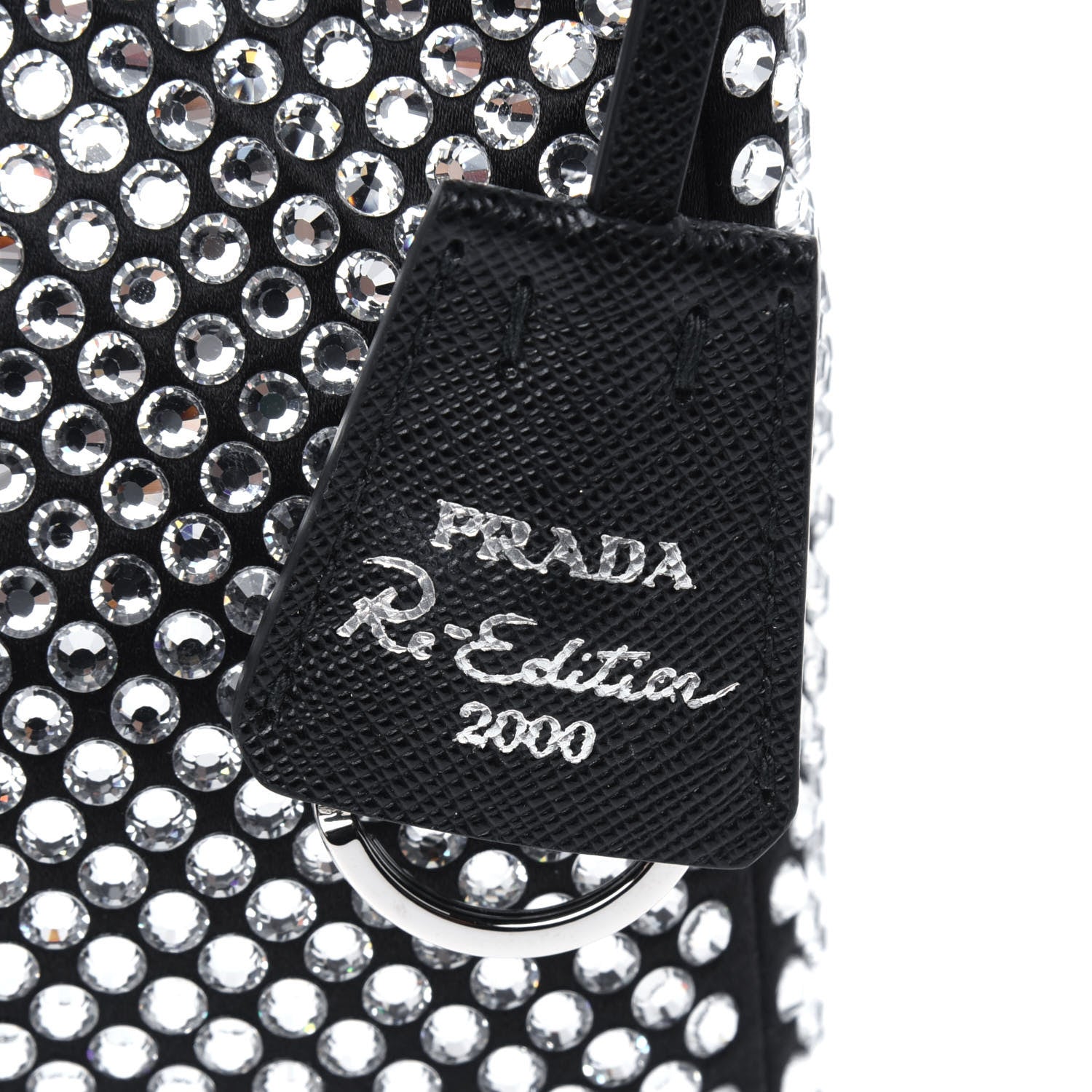 Prada Satin Crystal Mini Re-Edition 2000 Bag Cristal 11 of 12