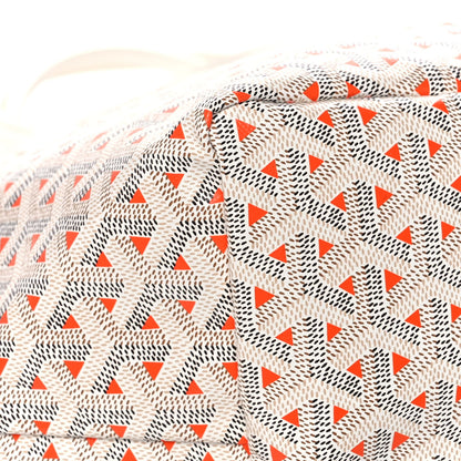 Goyard Goyardine Saint Louis Claire Voie GM White Orange 12 of 14