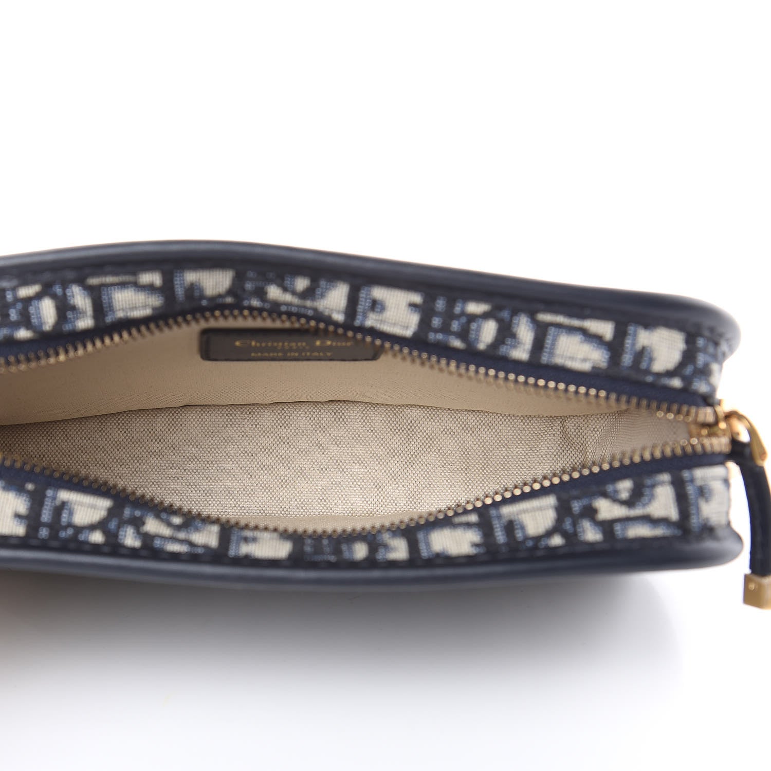 Christian Dior Oblique Diorquake Clutch Blue 5 of 8