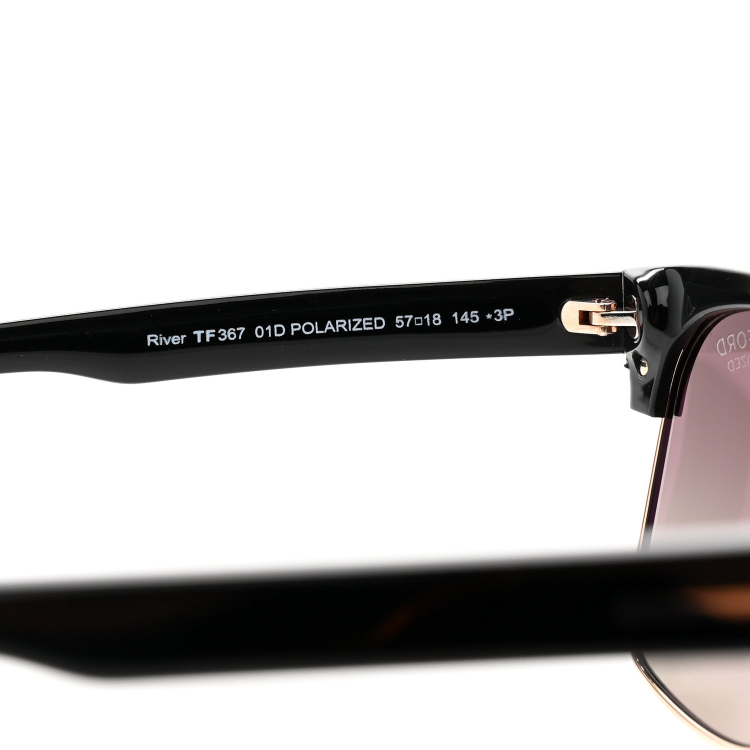 Tom Ford River Polarized Sunglasses TF367 Black 5 of 8